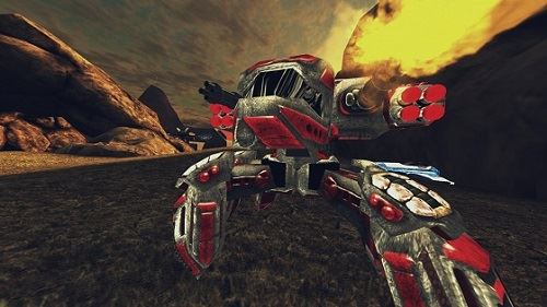 A 3rd person view screenshot of spider vehicle.